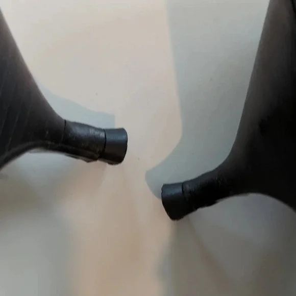 Fendi Embroidered black satin kitten Heels size 6 - Picture 9 of 12